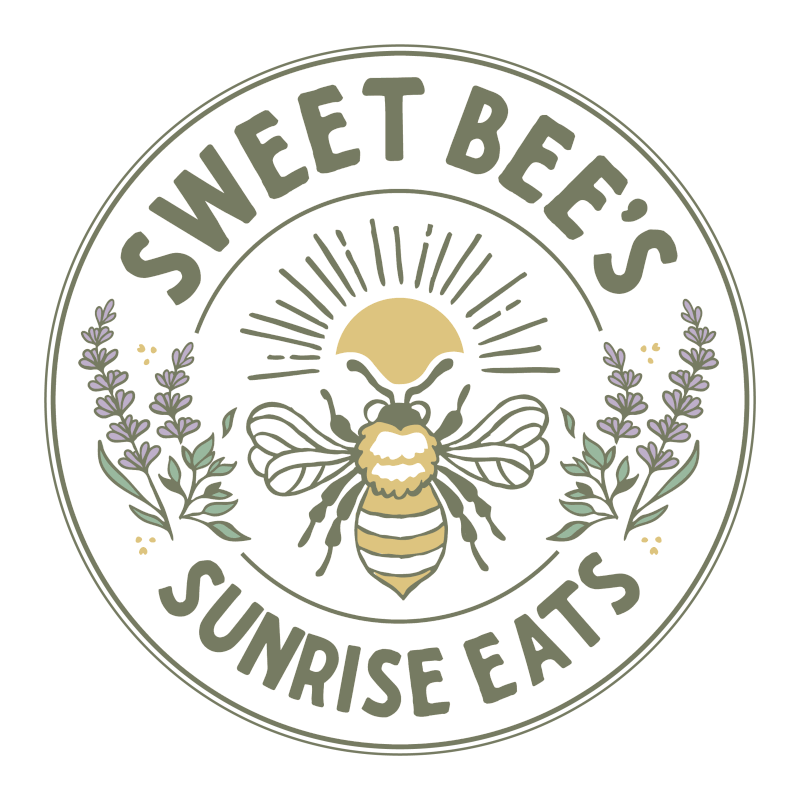 Sweet Bee's Sunrise Eats Logo - Small Batch Bakery and Coffeehouse