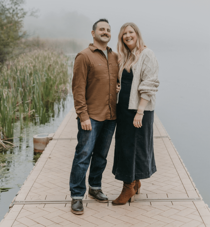 Joseph & Kelly in the kitchen